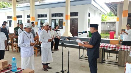 Pelantikan dan Pengambilan Sumpah Anggota BPD Pengganti Antar Waktu (PAW) Periode 2019-2027