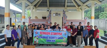 Rembuk Stunting Desa Banjar Tahun 2026
